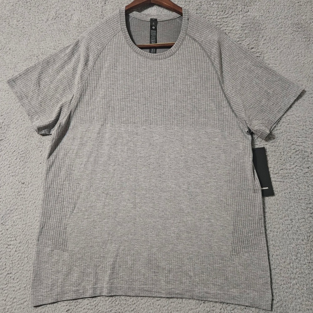 Lululemon Men's‎ 2XL Metal Vent Tech Short-Sleeve Shirt Slate Gray LM3FG2S NWT